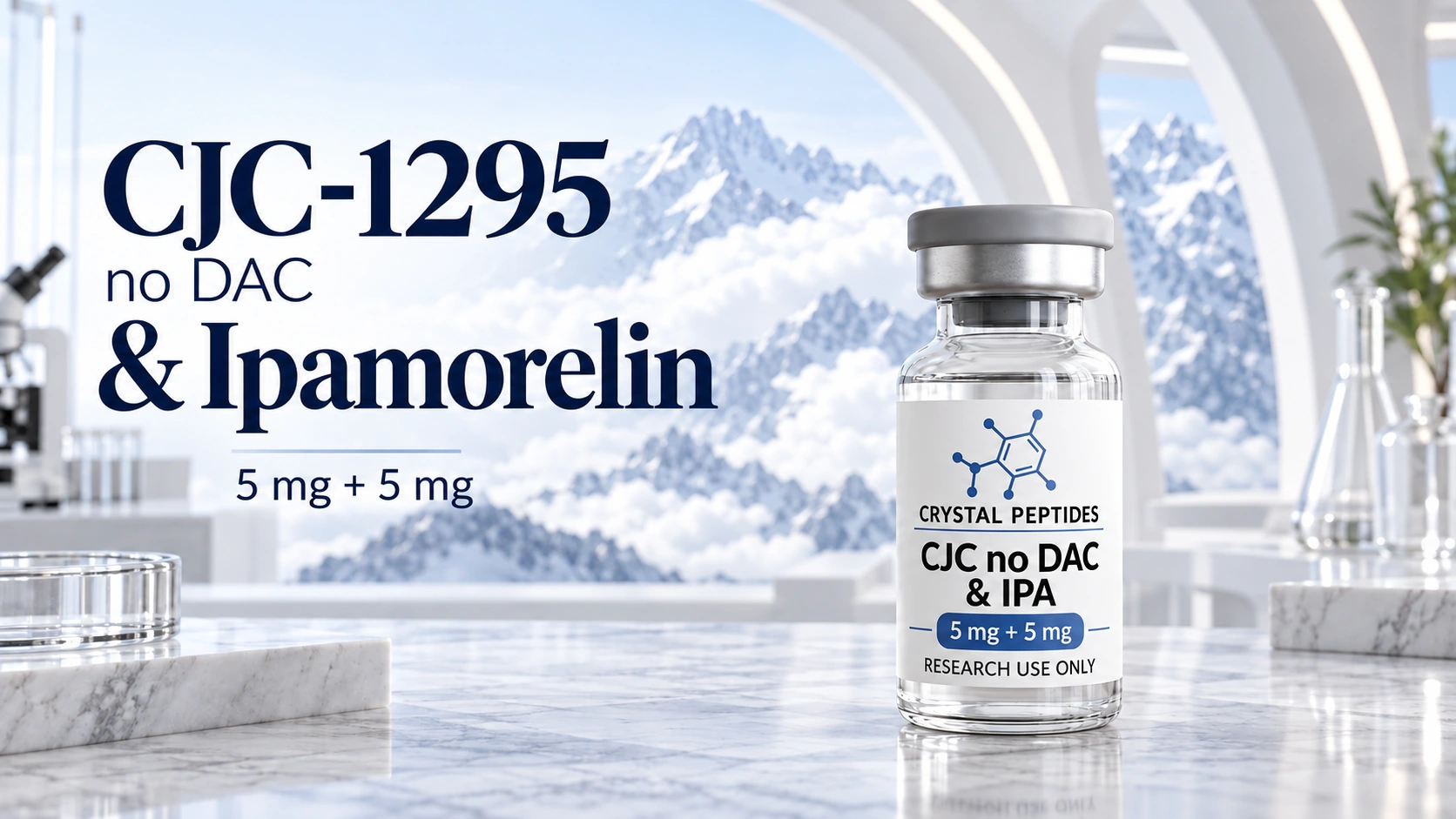 CJC-1295 a Ipamorelin: dve dráhy, nie jedna overená kombinácia